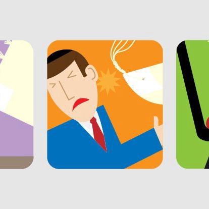 Fringe Faux Pas Triptych