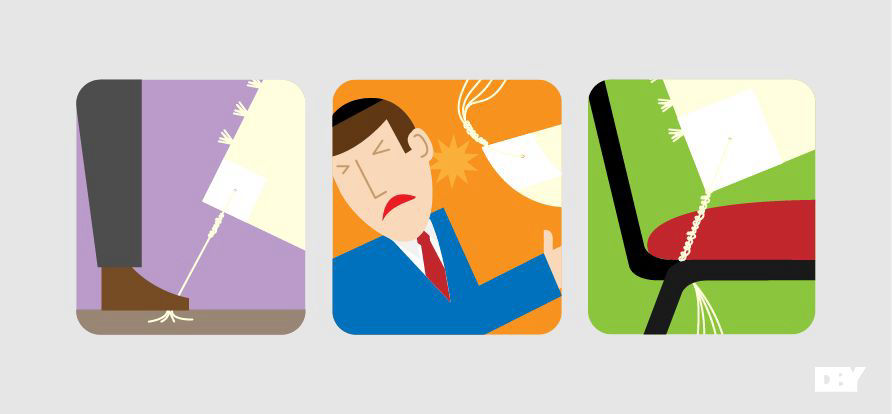 Fringe Faux Pas Triptych