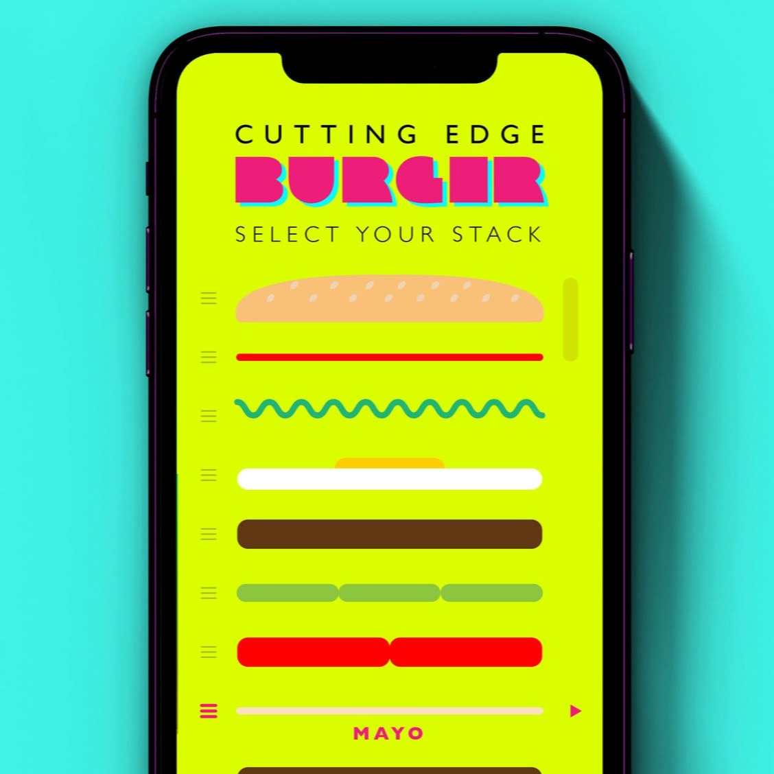 Cutting Edge Burger App